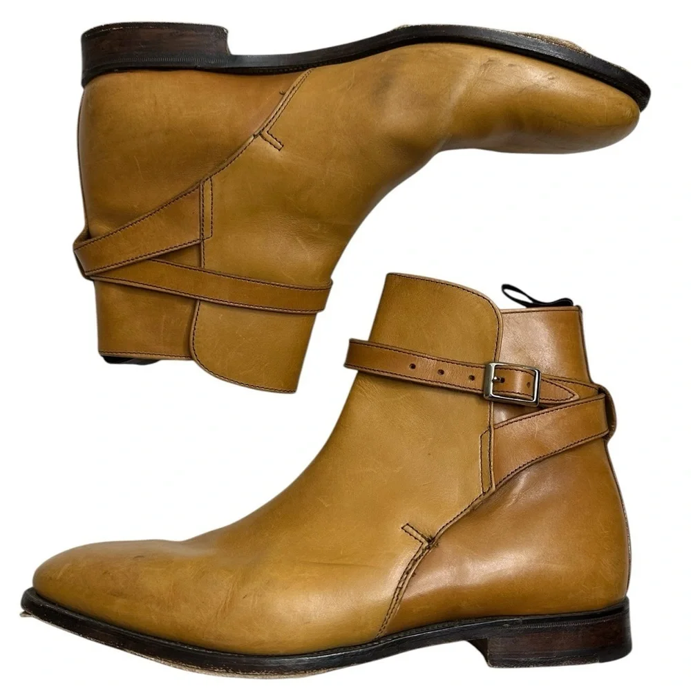 Tan Leather Men's Boots